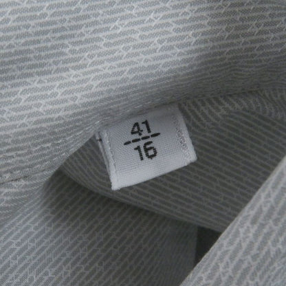 Hermes 100% Cotton Sleeve Serie Button Down H Logo All Over Long Sleeves Long