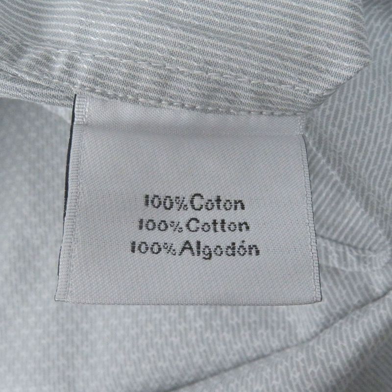 Hermes 100% Cotton Sleeve Serie Button Down H Logo All Over Long Sleeves Long