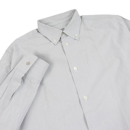 Hermes 100% Cotton Sleeve Serie Button Down H Logo All Over Long Sleeves Long