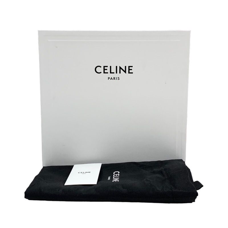 Celine Leo Strappy Sandals Shoes Fabric Leather Black White Black Sports