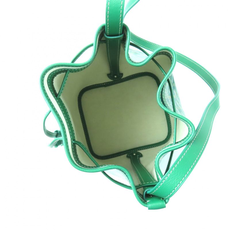 Goyard Petit Flo Bucket Bag Goyard Din Canvas Leather Drawstring 2WAY Shoulder