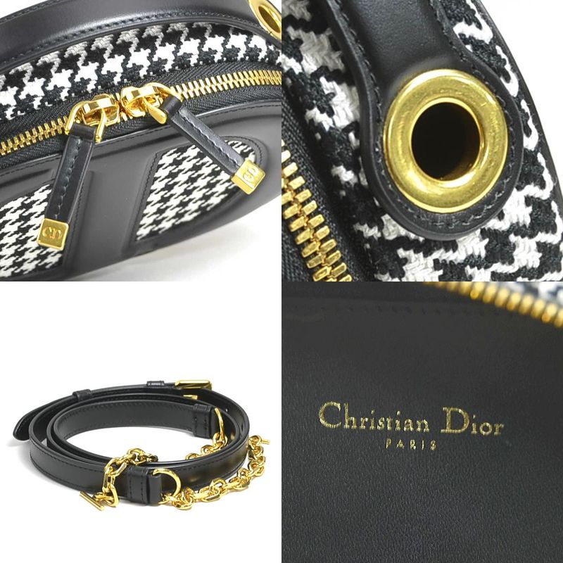 Christian DIOR Shoulder Bag CD Signature Oval Camera Bag