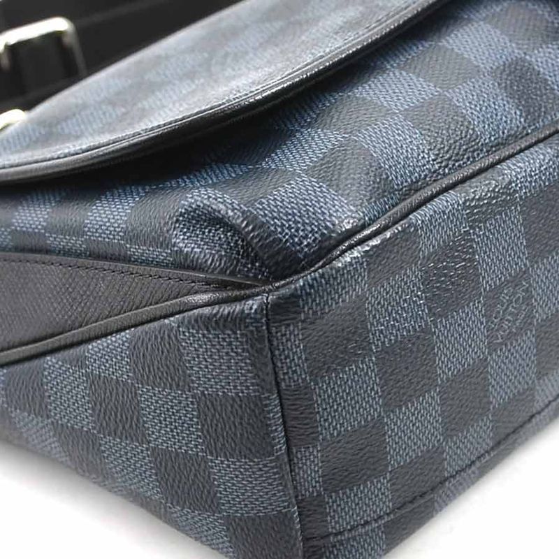 Louis Vuitton Shoulder Bag Damier Cobalt Match Point Messenger N40010