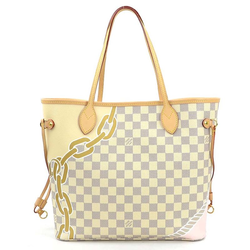 Louis Vuitton Handbag Nautical Damier Azure Neverfull MM N40471