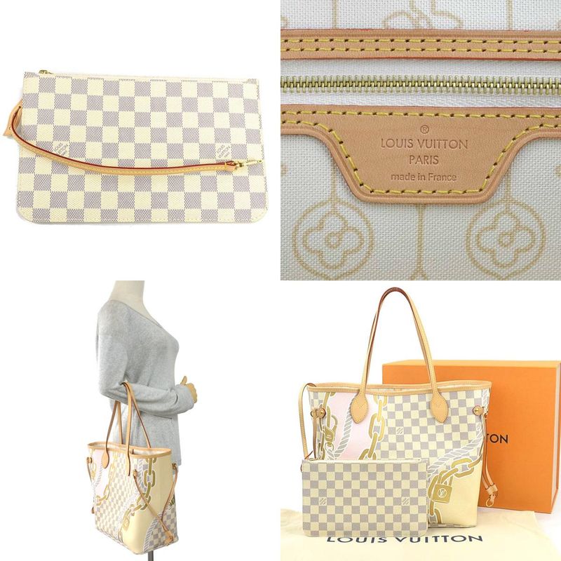 Louis Vuitton Handbag Nautical Damier Azure Neverfull MM N40471