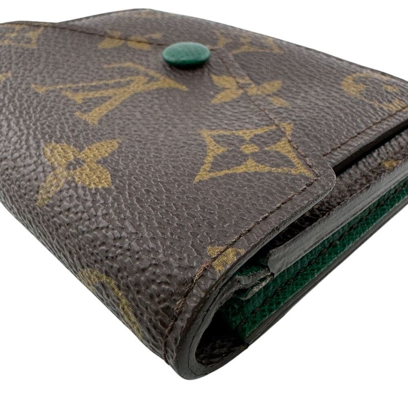 Louis Vuitton M60286 Marie Veil Monogram Card Case Wallet Brand Brown Unisex