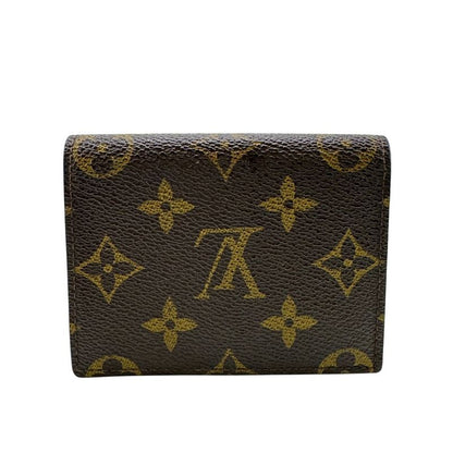 Louis Vuitton M60286 Marie Veil Monogram Card Case Wallet Brand Brown Unisex