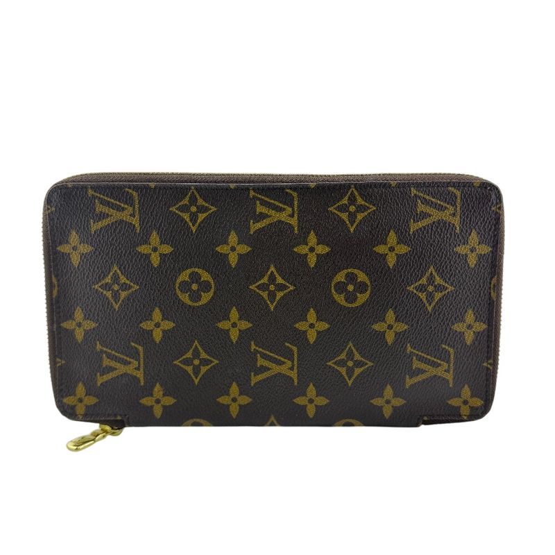 Louis Vuitton M60119 Organizer Voyage Monogram Long Wallet Brand Card Holder