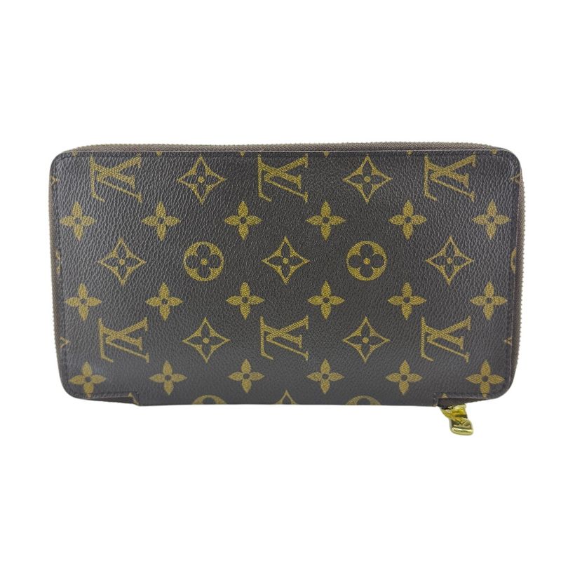 Louis Vuitton M60119 Organizer Voyage Monogram Long Wallet Brand Card Holder