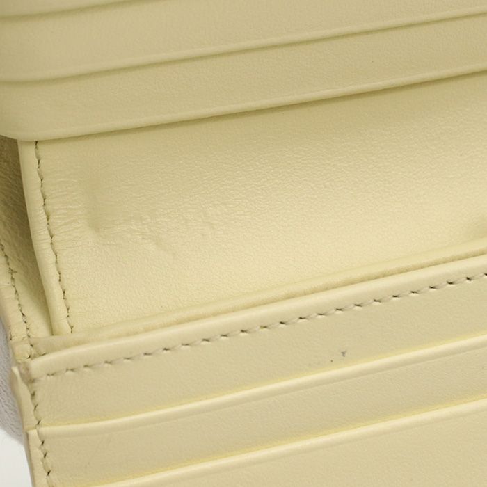 Celine Compact Wallet Triomphe 10k62 3DPV Calf Women's