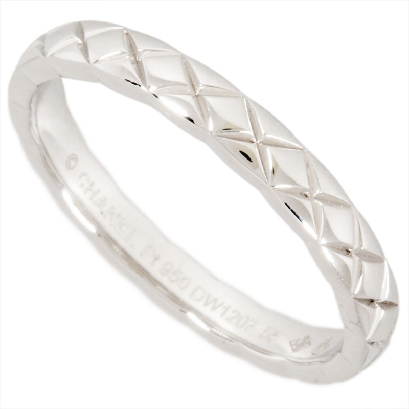 Chanel Coco Crush Wedding Ring #55 J11117 Pt950 46g Platinum 28mm (011in) Small