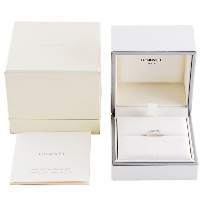 Chanel Coco Crush Wedding Ring #55 J11117 Pt950 46g Platinum 28mm (011in) Small