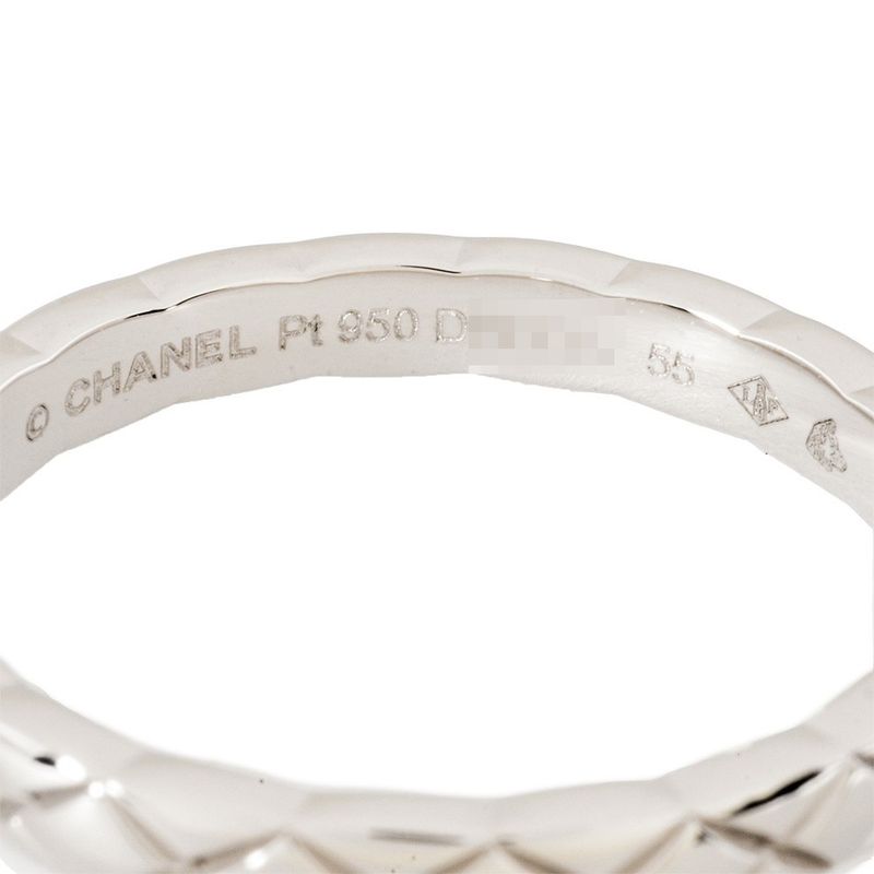 Chanel Coco Crush Wedding Ring #55 J11117 Pt950 46g Platinum 28mm (011in) Small