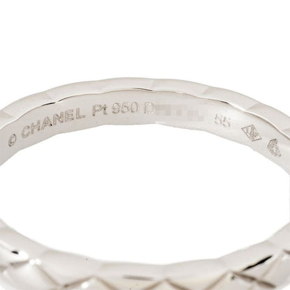 Chanel Coco Crush Wedding Ring #55 J11117 Pt950 46g Platinum 28mm (011in) Small