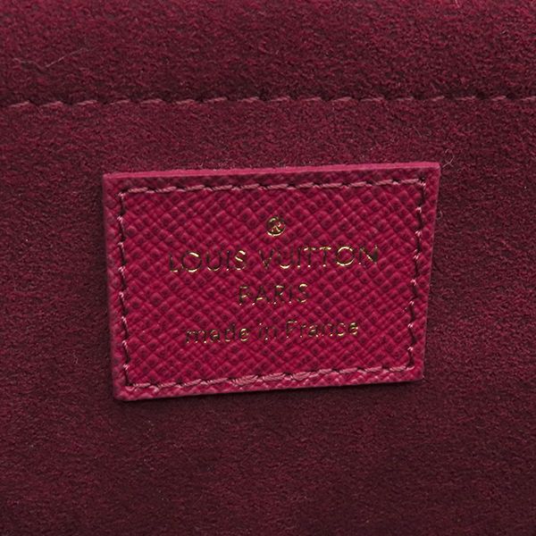 Louis Vuitton Chain Wallet Pochette Felicie Monogram Canvas Fuchsia Gold