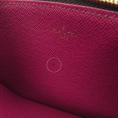 Louis Vuitton Chain Wallet Pochette Felicie Monogram Canvas Fuchsia Gold