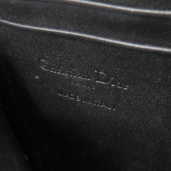 Christian Dior 2way Bag Lady Dior Call in Dior Phone Holder Lambskin Black Gold