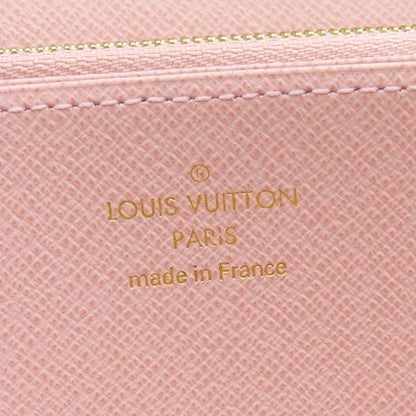Louis Vuitton Long Wallet Zippy Wallet Monogram Canvas Monogram × Rose Ballerine