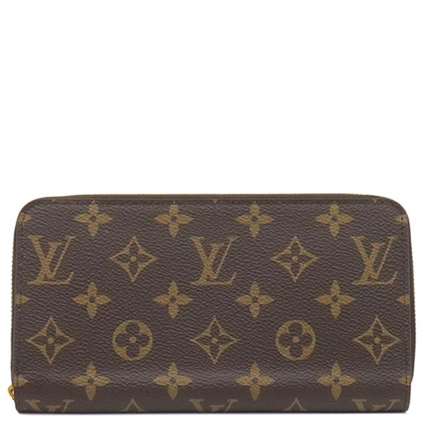 Louis Vuitton Long Wallet Zippy Wallet Monogram Canvas Monogram × Rose Ballerine