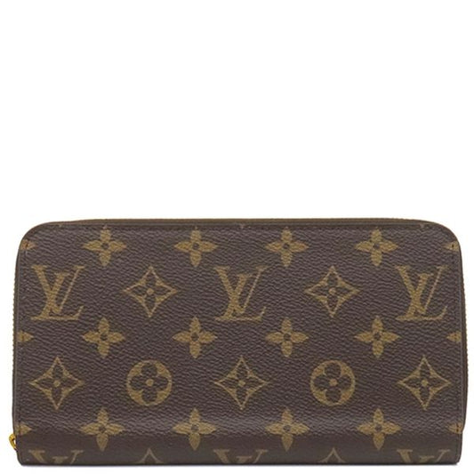 Louis Vuitton Long Wallet Zippy Wallet Monogram Canvas Monogram × Rose Ballerine
