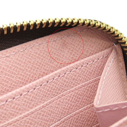 Louis Vuitton Long Wallet Zippy Wallet Monogram Canvas Monogram × Rose Ballerine