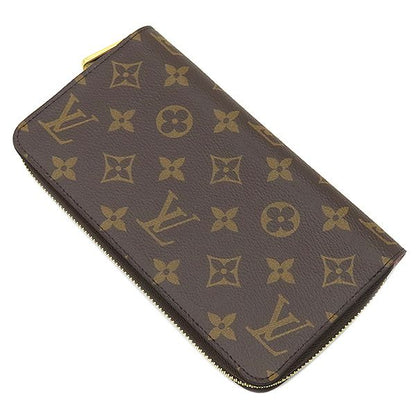 Louis Vuitton Long Wallet Zippy Wallet Monogram Canvas Monogram × Rose Ballerine