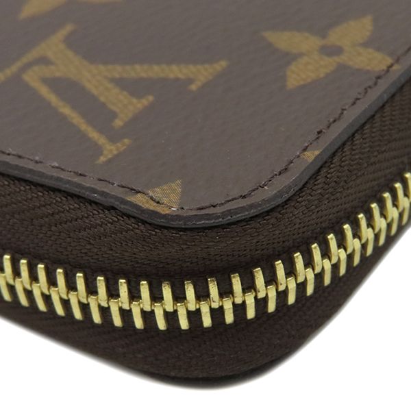 Louis Vuitton Long Wallet Zippy Wallet Monogram Canvas Monogram × Rose Ballerine