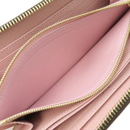 Louis Vuitton Long Wallet Zippy Wallet Monogram Canvas Monogram × Rose Ballerine
