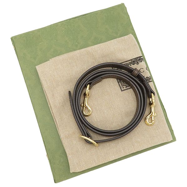 Gucci 2-Way Bag Ophidia Mini Top Handle GG Supreme Canvas Beige and Ebony Gold