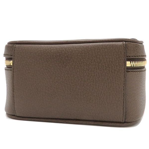 Gucci 2-Way Bag Ophidia Mini Top Handle GG Supreme Canvas Beige and Ebony Gold