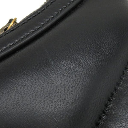 Gucci Shoulder Bag GG Marmont Small Leather Black Vintage Hardware Black Chain