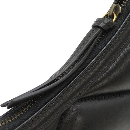 Gucci Shoulder Bag GG Marmont Small Leather Black Vintage Hardware Black Chain