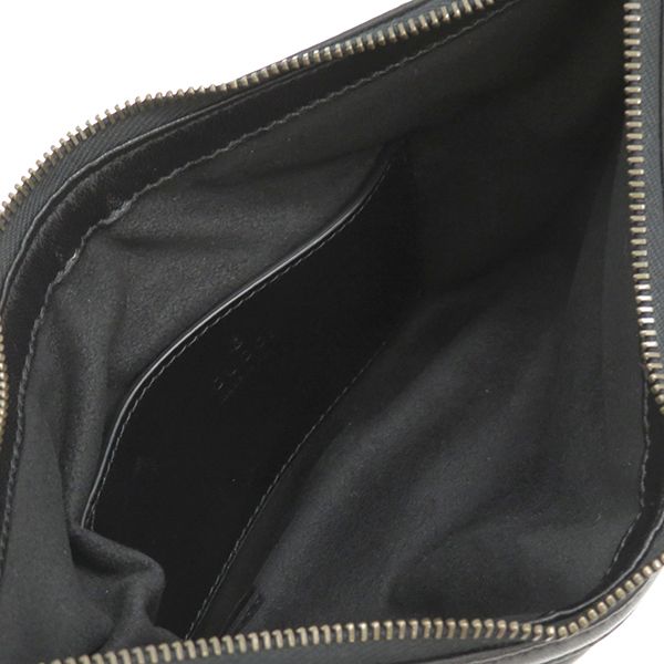 Gucci Shoulder Bag GG Marmont Small Leather Black Vintage Hardware Black Chain