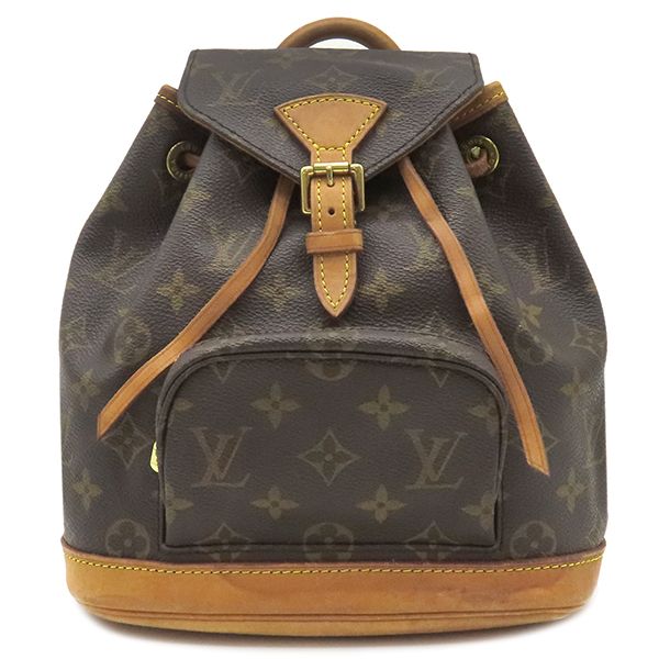 Louis Vuitton Backpack Daypack Mini Montsouris Monogram Canvas Monogram Gold