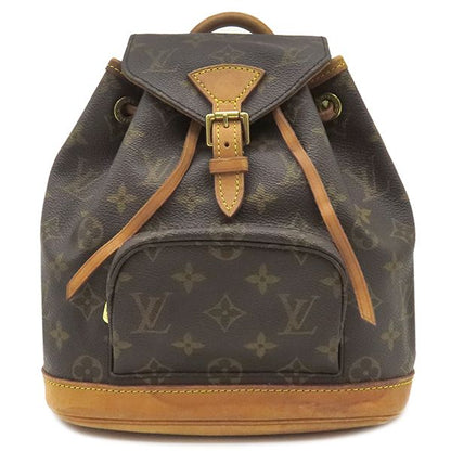 Louis Vuitton Backpack Daypack Mini Montsouris Monogram Canvas Monogram Gold