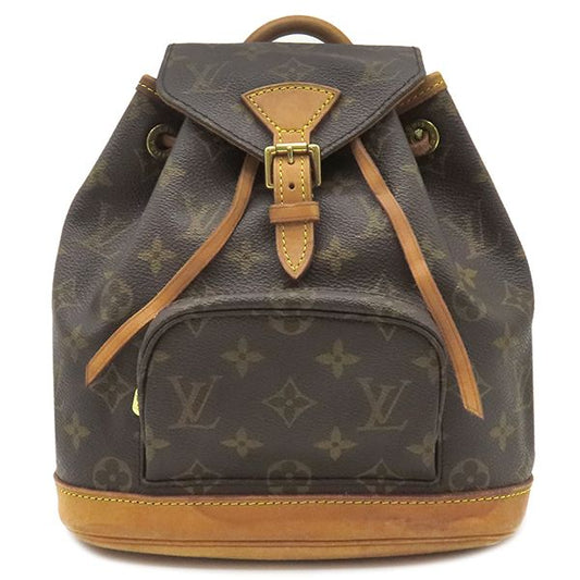 Louis Vuitton Backpack Daypack Mini Montsouris Monogram Canvas Monogram Gold