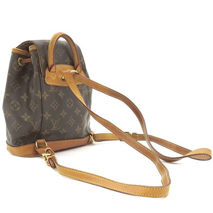 Louis Vuitton Backpack Daypack Mini Montsouris Monogram Canvas Monogram Gold