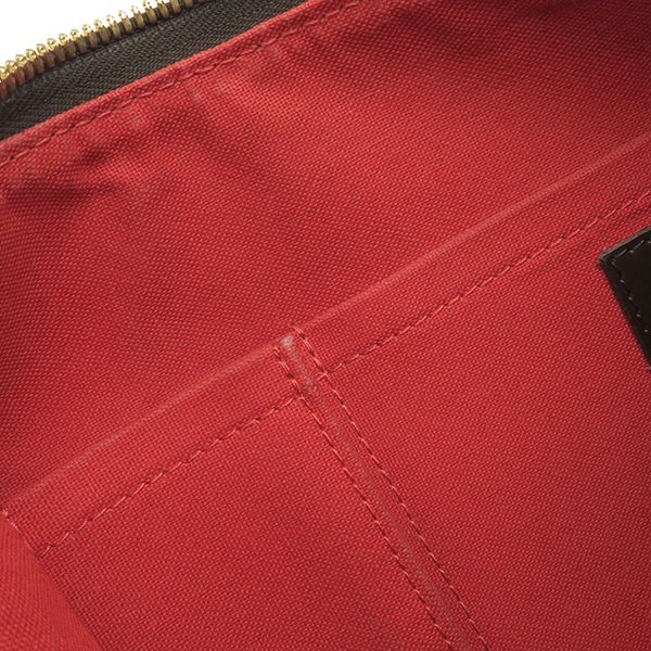 Louis Vuitton Shoulder Bag Thames GM Damier Canvas Damier Ebene Gold Hardware