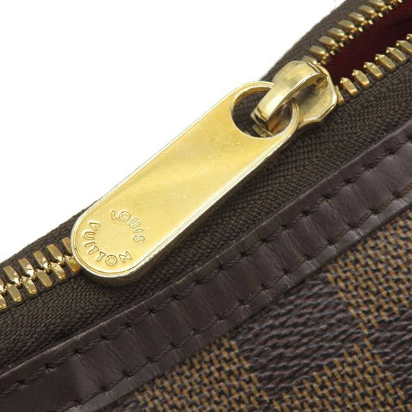 Louis Vuitton Shoulder Bag Thames GM Damier Canvas Damier Ebene Gold Hardware