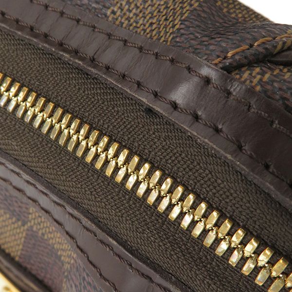 Louis Vuitton Shoulder Bag Thames GM Damier Canvas Damier Ebene Gold Hardware