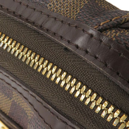 Louis Vuitton Shoulder Bag Thames GM Damier Canvas Damier Ebene Gold Hardware