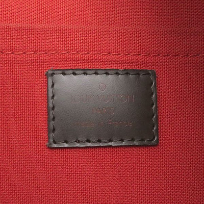 Louis Vuitton Shoulder Bag Thames GM Damier Canvas Damier Ebene Gold Hardware