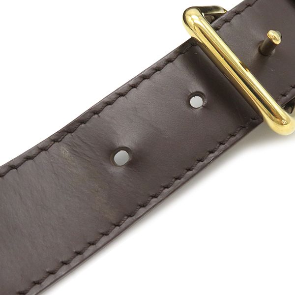 Louis Vuitton Shoulder Bag Thames GM Damier Canvas Damier Ebene Gold Hardware