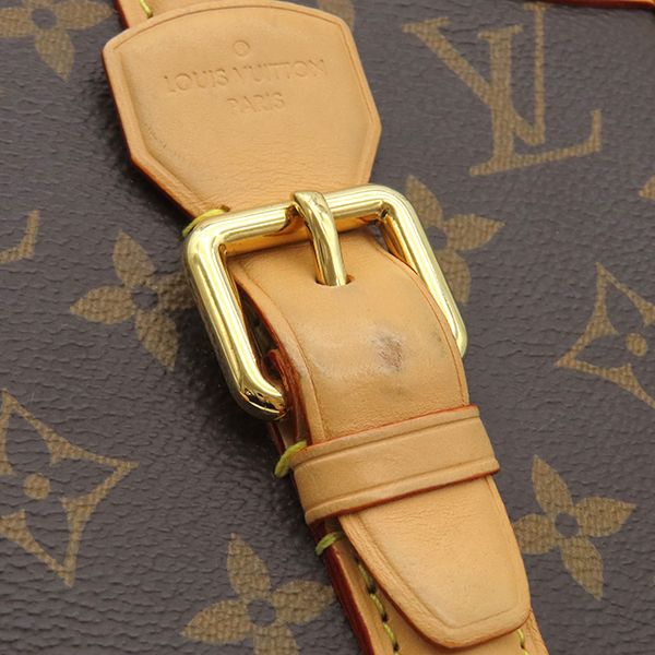 Louis Vuitton 2way Bag Valisette Vertical Monogram Canvas Monogram Gold