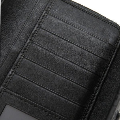 Gucci Long Wallet Micro Gucci Guccissima Leather Black Gold Hardware Black Double G