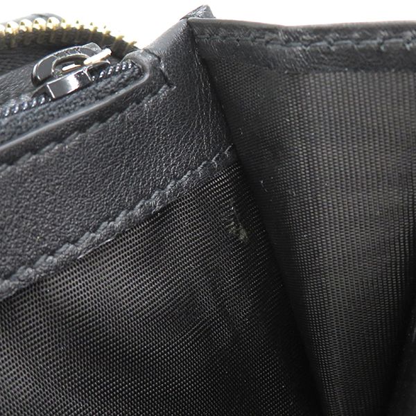 Gucci Long Wallet Micro Gucci Guccissima Leather Black Gold Hardware Black Double G