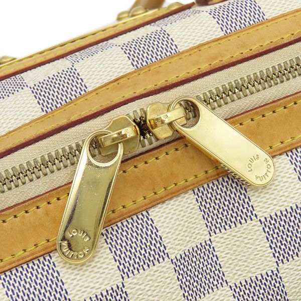 Louis Vuitton Handbag Bar Cles - Damier Canvas Damier Azure Gold Hardware Brown