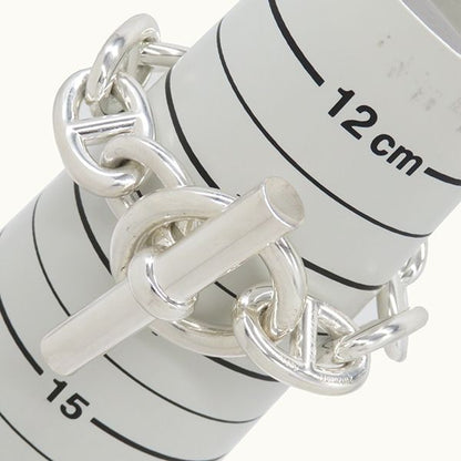 Hermes Bracelet Chaine D'ancre TGM 9 Frames Silver 925 Silver Star Ring Silver