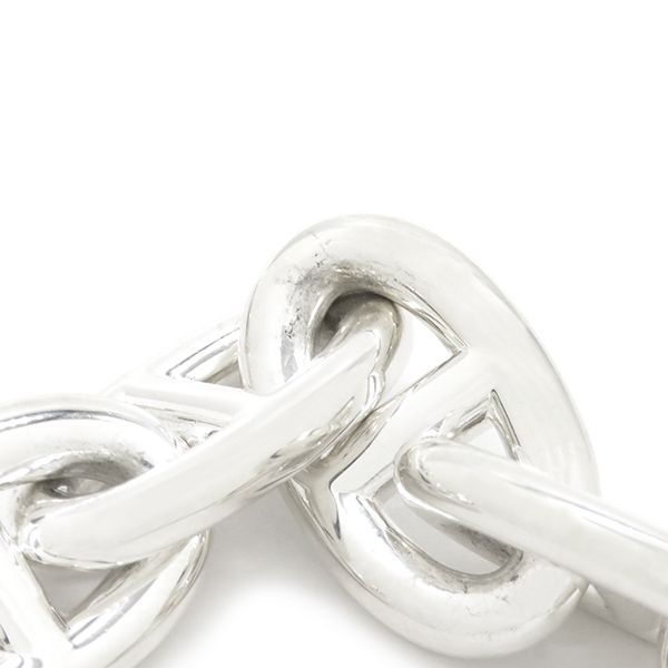 Hermes Bracelet Chaine D'ancre TGM 9 Frames Silver 925 Silver Star Ring Silver