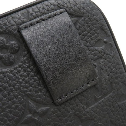 Louis Vuitton Clutch Bag Pochette Volga Taurillon Leather Noir Black Hardware